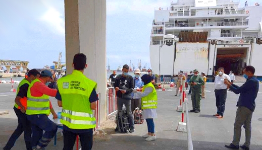 إلغاء رحلتين بحريتين بين ميناء "سات" بفرنسا وميناء بني انصار إلغاء رحلتين بحريتين بين ميناء "سات" بفرنسا وميناء بني انصار