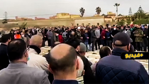 جنازة مهيبة لوالدة نقيب المحامين عبد القادر البنيحياتي