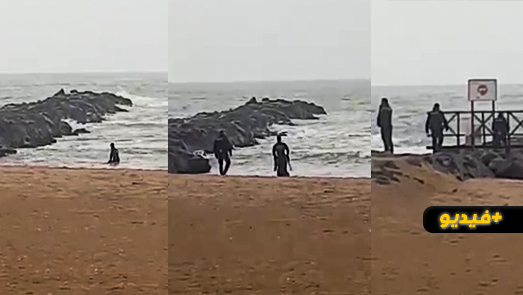 شاهدوا.. انتشال جثة غريق آخر من شاطئ مليلية المحتلة 