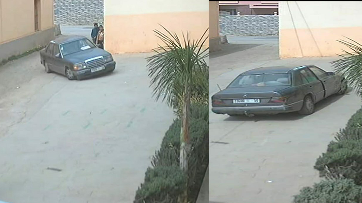 سرقة سيارة في واضحة النهار أمام مسجد بفرخانة يستنفر أمن بني انصار 