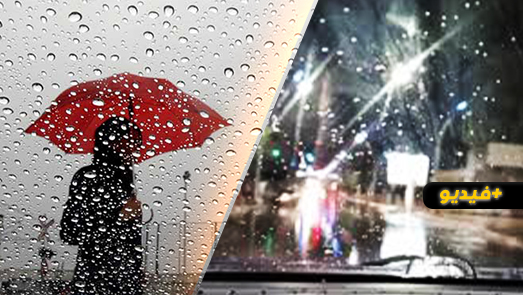 شاهدوا.. ليلة ممطرة بالناظور والنواحي   شاهدوا.. ليلة ممطرة بالناظور والنواحي