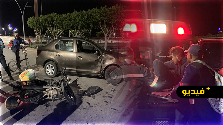 حادثة سير تُرسل سائق دراجة نارية لمستعجلات مستشفى الحسني في حالة حرجة