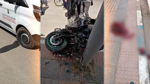 مأساة.. وفاة أحد ركاب الدراجة النارية في حادثة سير بتيزطوطين