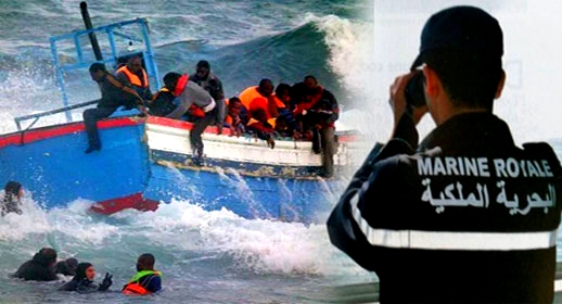 ضمنهم "حراكة" مغاربة.. البحرية الملكية تنقذ 165 مهاجرا سريا من الغرق