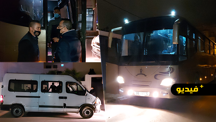  شاهدوا.. سلطات الناظور ترحل عشرات "الحراكة" إلى مدنهم