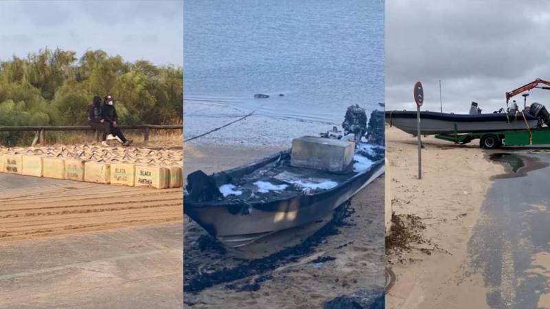 شاهدوا.. العثور على أطنان من المخدرات على السواحل الإسبانية يرجح انطلاقتها من الناظور 