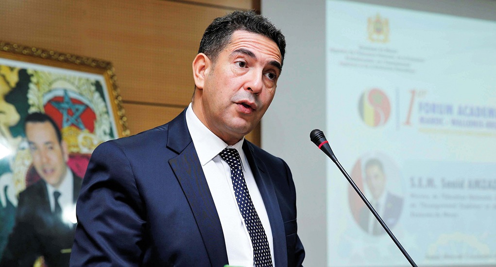 أمزازي يخاطب الأساتذة المتعاقدين من داخل مجلس المستشارين 