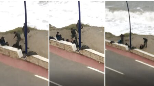 توقيف ثلاثة افراد من القوات المساعدة بعد ظهورهم في فيديو تعنيف شاب