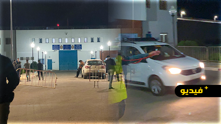 شاهدوا.. معتقلي "حراك الريف" بسجن سلوان المشمولين بالعفو الملكي يعانقون الحرية