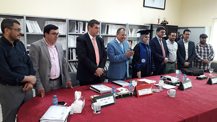 تحت إشراف الدكتور نجيم اهتوت.. طالبة بكلية سلوان تناقش رسالة الماستر في موضوع حياد القاضي المدني بين الإطلاق والمحدودية