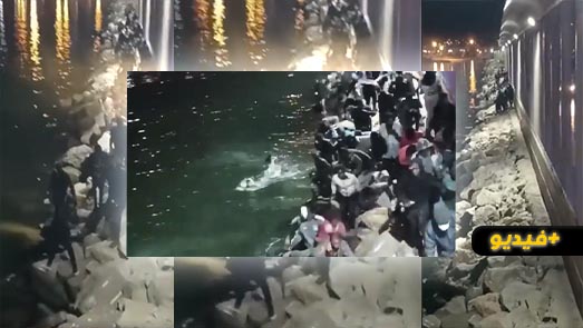 شاهدوا.. مواجهات بين "الحراكة" والقوة العمومية بعد إفشال محاولة اقتحام جماعية لمليلية