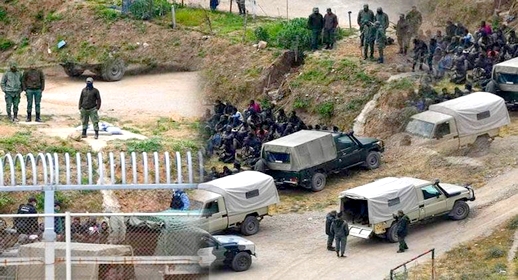 بعد مليلية المحتلة.. إحباط محاولة نحو 100 مهاجر إفريقي اقتحام سياج سبتة بعد مليلية المحتلة.. إحباط محاولة نحو 100 مهاجر إفريقي اقتحام سياج سبتة