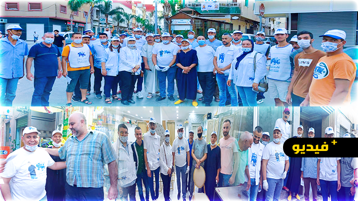 رفيق مجعيط يقود حملة قوية وناجحة في حي لعراصي وشارع الجيش الملكي