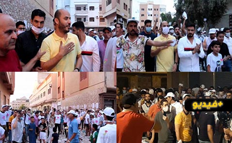 ساكنة حي شعالة تستقبل سليمان أزواغ وتأكد على دعمه في الإنتخابات الجماعية 