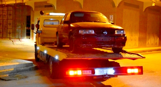 الدريوش.. عناصر الدرك الملكي تحجز سيارة تحمل صفائح مزورة ومحملة بكمية مهمة من الخمور