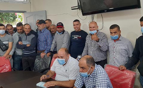 أجواء انتخاب الاتحادي محمد أوراغ رئيسا لمجلس جماعة بني شيكر