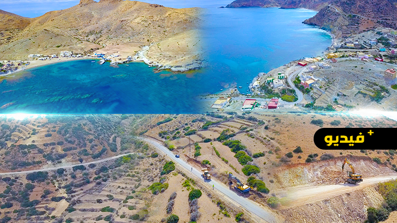 شاهدوا.. تقدم أشغال توسعة وتثنية طريق شاطئ تشارانا وثيبودا