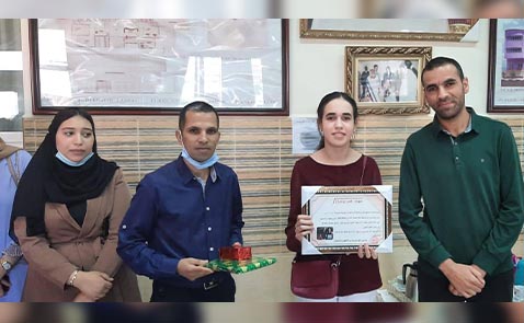 فرح الشاوي من نوابغ الريف التي حصلت على الرتبة الأولى بالجهة الشرقية