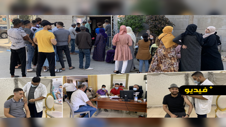 بعد إعلان إجبارية الحصول على جواز كوفيد-19.. إقبال كثيف على مراكز التلقيح بالناظور