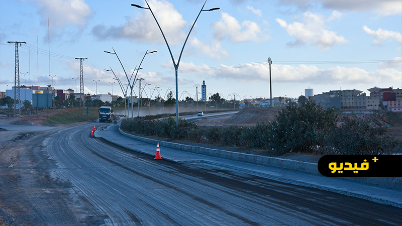 شاهدوا.. انطلاق أشغال إعادة تثنية وتقوية الطريق الرابطة بين سلوان والناظور