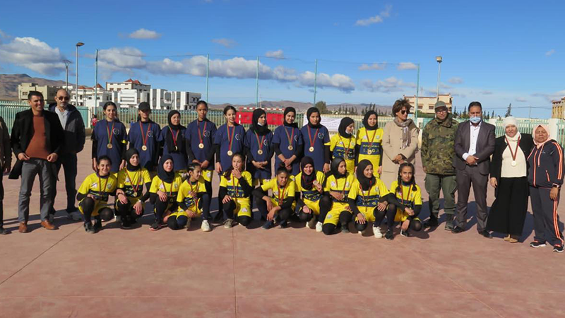 بحضور البطلة العالمية نزهة بدوان.. جماعة امطالسة تعرف تنظيم تظاهرة رياضية