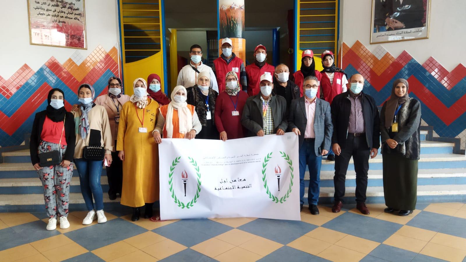 جمعية شعلة الخير للتنمية والتضامن الاجتماعي تنظم حملة للتبرع بالدم ببني انصار