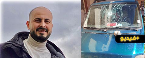 شاهدوا.. مجهولون يخربون سيارة الفنان الكوميدي علاء بنحدو