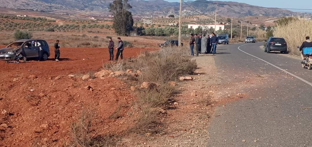 حادثة سير خطيرة تنهي حياة شاب في تمسمان  حادثة سير خطيرة تنهي حياة شاب في تمسمان