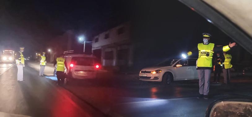 الدرك  يشدد من إجراءاته ليلة رأس السنة بإقليم الناظور 