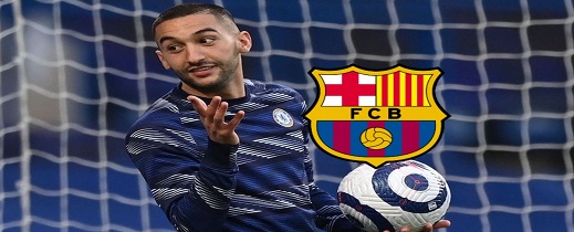 رحيل ديمبلي يقرب حكيم زياش من برشلونة