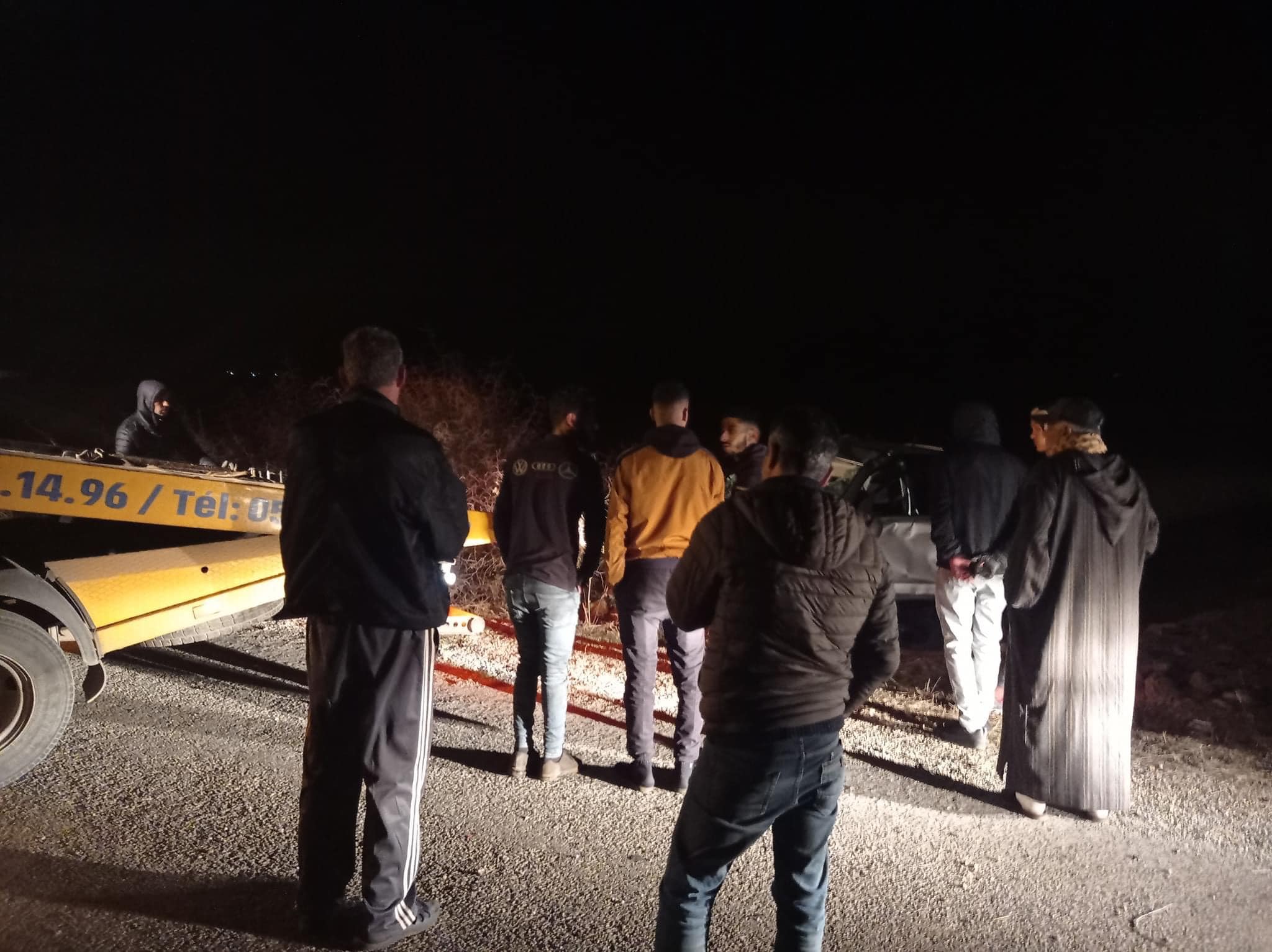 شاهد.. حادثة سير بجماعة بني وكيل تسفر عن جريح وخسائر مادية