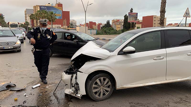 حصيلة حوادث السير داخل المدن المغربية خلال أربعة أيام