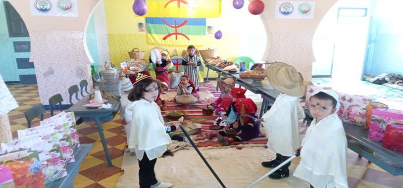 روض الأطفال بقرية آيت تعبان يحتفل بالسنة الأمازيغية 2972