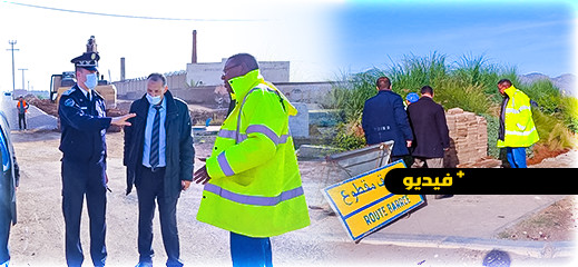 أشغال تغيير قنوات المياه تجمع مسؤولين بالناظور 