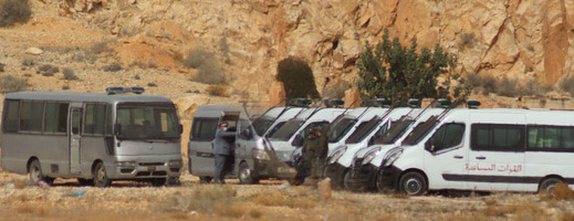 استنفار أمني  يرافق شروع شركة في استخراج المعدن ضواحي الناظور