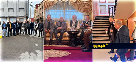 قياديو الحركة الشعبية في بيت البرلمانية فاطمة الكشوتي 