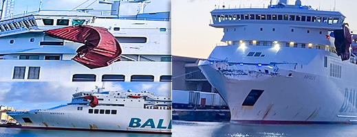 اصطدام بين باخرتين يستنفر سلطات مليلية