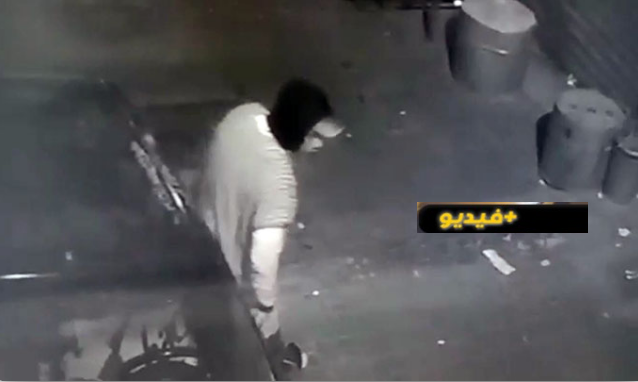شاهدوا.. اقتحم سيارة وسرق محتوياتها