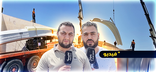 شاهدوا.. استئناف أشغال تسقيف السوق المركزي بالناظور يخلف ارتياحا بين التجار