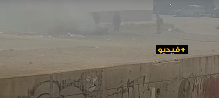 فيديو.. حريق بسيارة يخلف هلعا بمليلية المحتلة