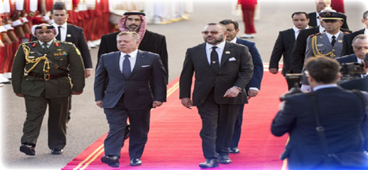 الملك محمد السادس يعزي العاهل الأردني إثر وفاة والد الملكة