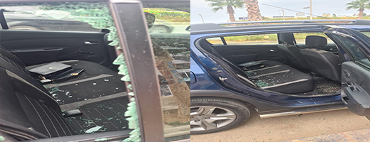 صور.. عملية سرقة سيارة في واضحة النهار على مستوى كورنيش الناظور