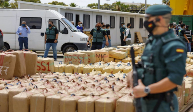تفكيك خلية إجرامية لتهريب المخدرات من المغرب نحو إسبانيا