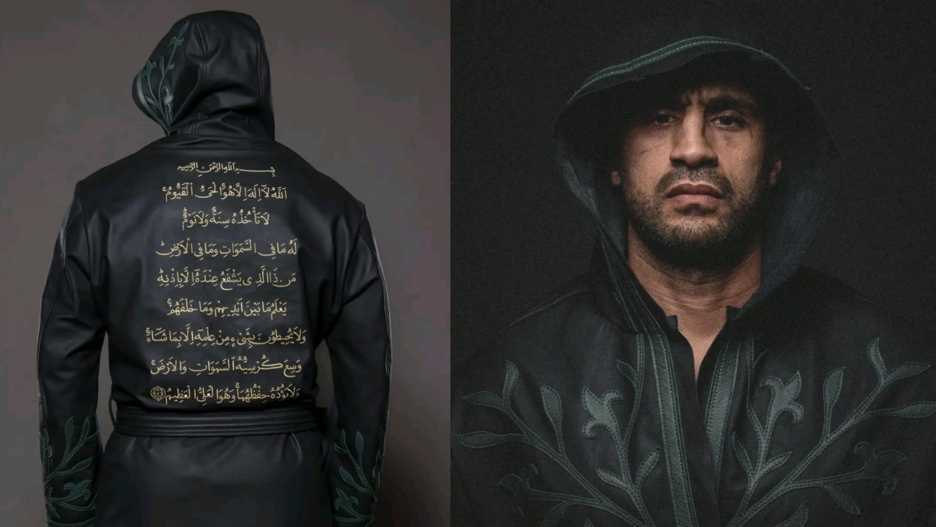 بدر هاري يستعين بقميص يحمل "آية الكرسي" لمواجهة خصمه في نزال "كوليزيون 4"