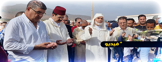شاهدوا.. تشييع جنازة والد عامل إقليم إفران  بالناظور