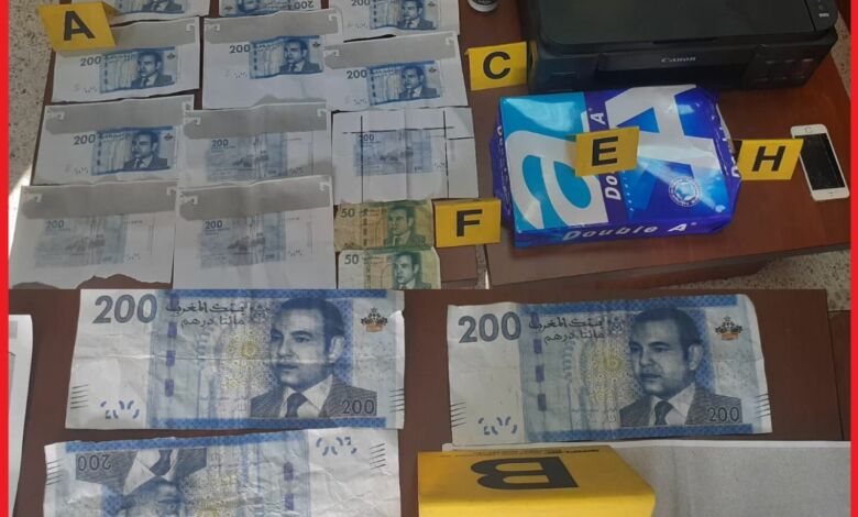 تزوير العملة الوطنية وعرضها للتداول يجر شابا للتوقيف