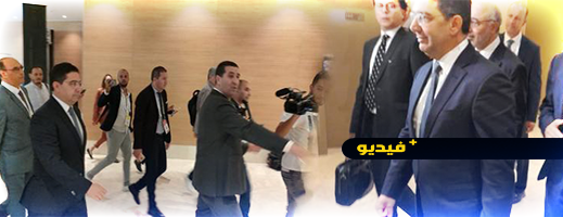 شاهدوا.. وزير الخارجية المغربي يصل إلى الجزائر