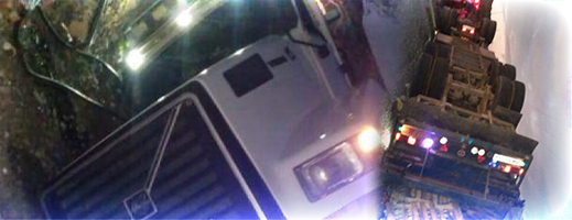 صور.. انقلاب شاحنة برتقال بالناظور يرسل شخصا إلى المستشفى