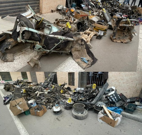 صور.. أمن الناظور يطيح بشخصين ينتميان لعصابة سرقة السيارات 