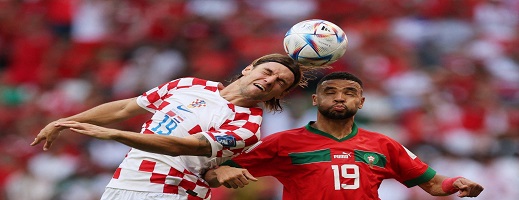 طاقم تحكيم عربي لإدارة مباراة المغرب وكرواتيا